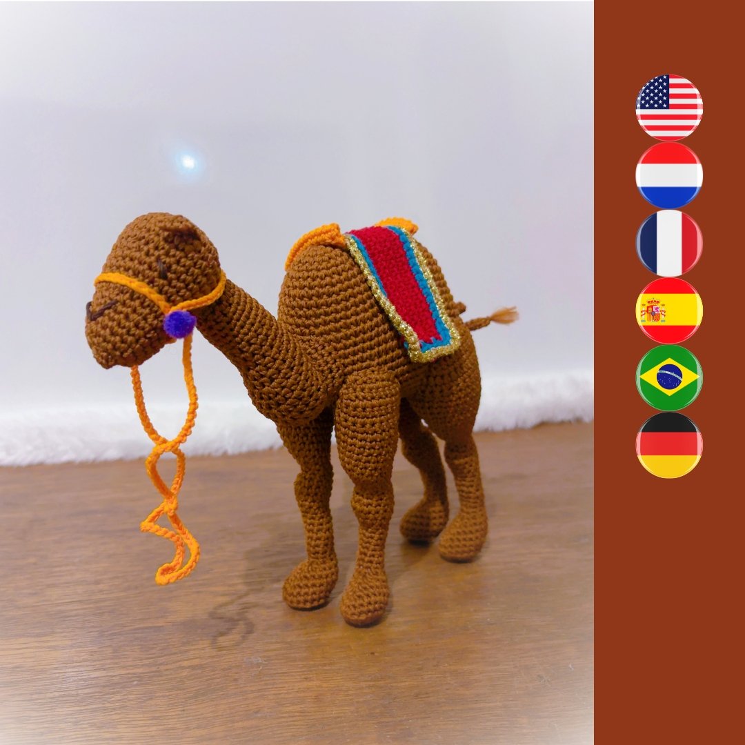 crochet nativity camel