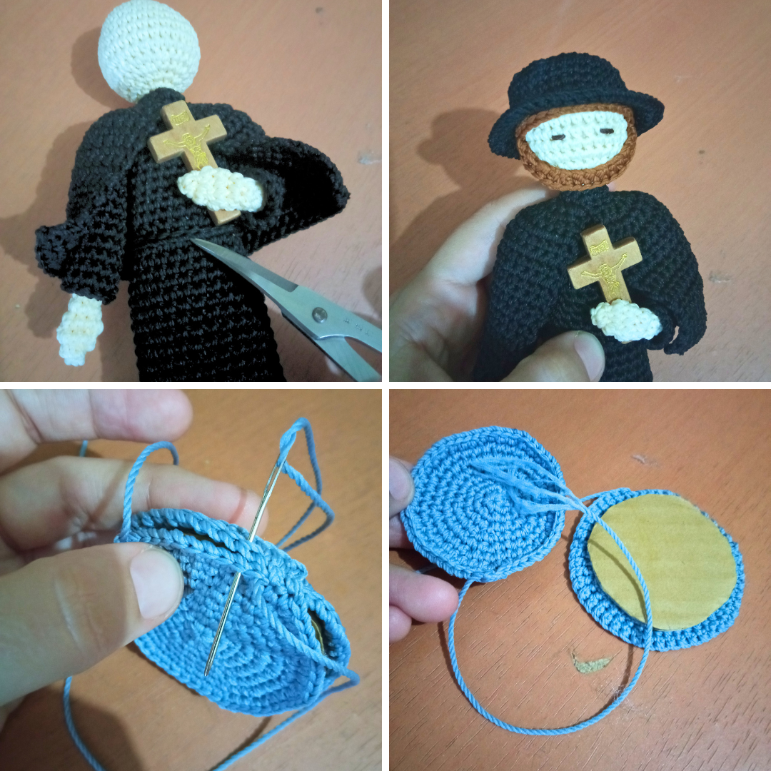 Just a collage of picture I took while making the pattern