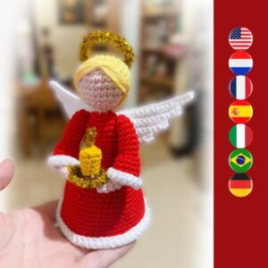 crochet Christmas angel doll