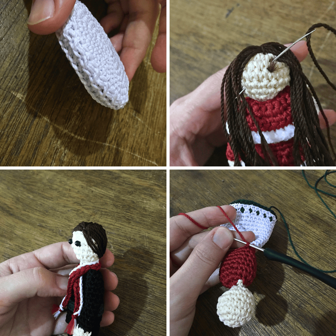 Just a collage of picture I took while making the pattern