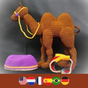 crochet nativity camel