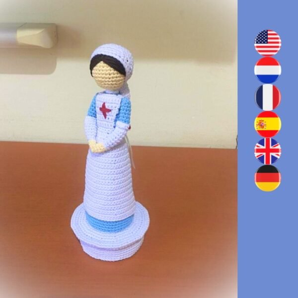 crochet world war nurse, Red Cross nurse
