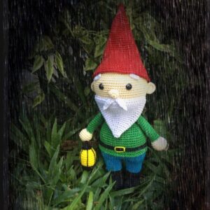 crochet garden gnome