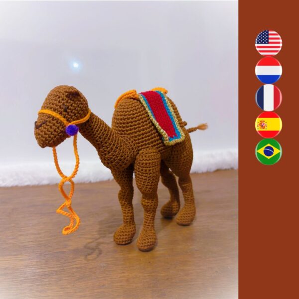 crochet nativity camel