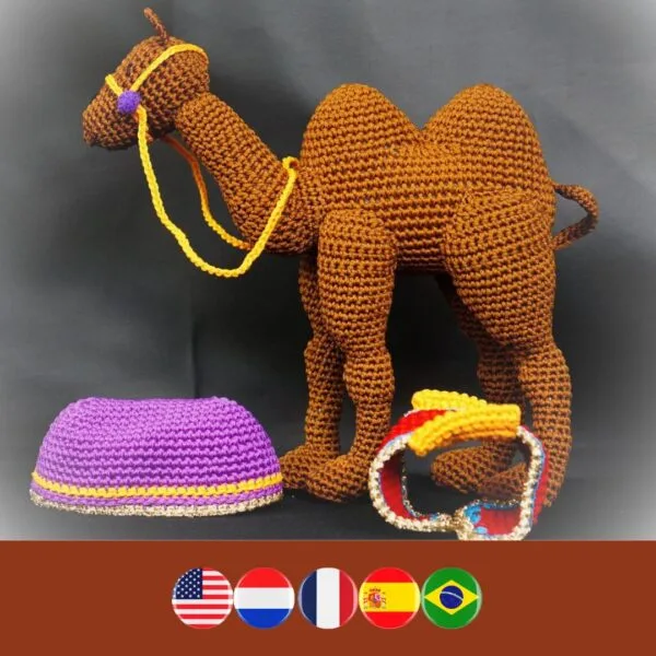 crochet nativity camel