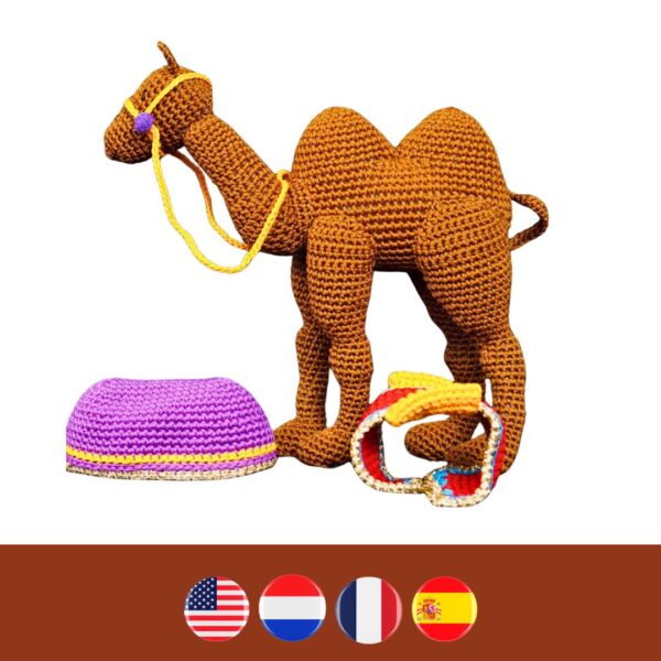 crochet nativity camel