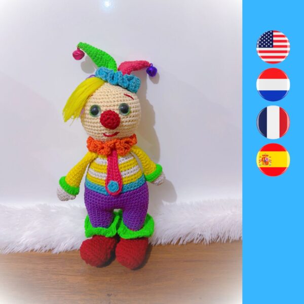 crochet clown