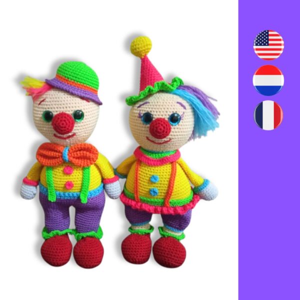 crochet clowns