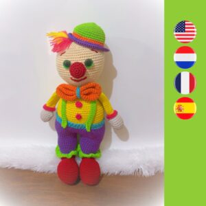 crochet clown