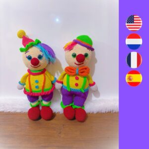 crochet clowns