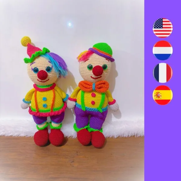 crochet clowns