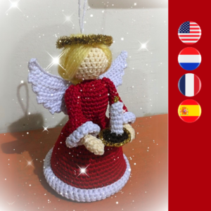 crochet Christmas angel