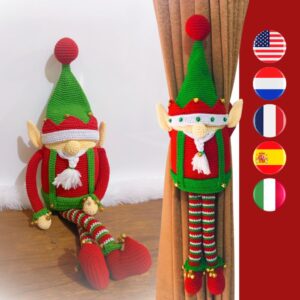 crochet Christmas elf gnome