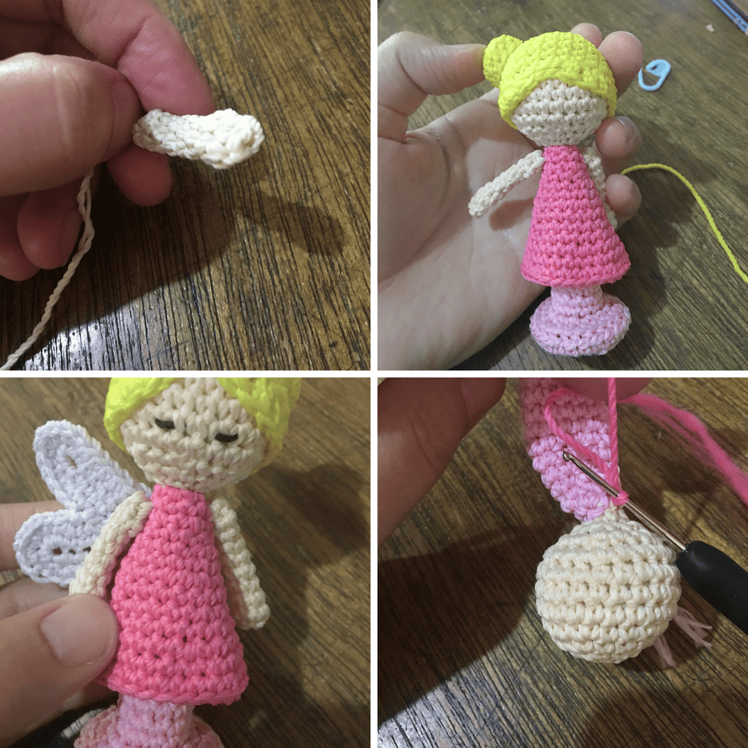 Just a collage of picture I took while making the pattern