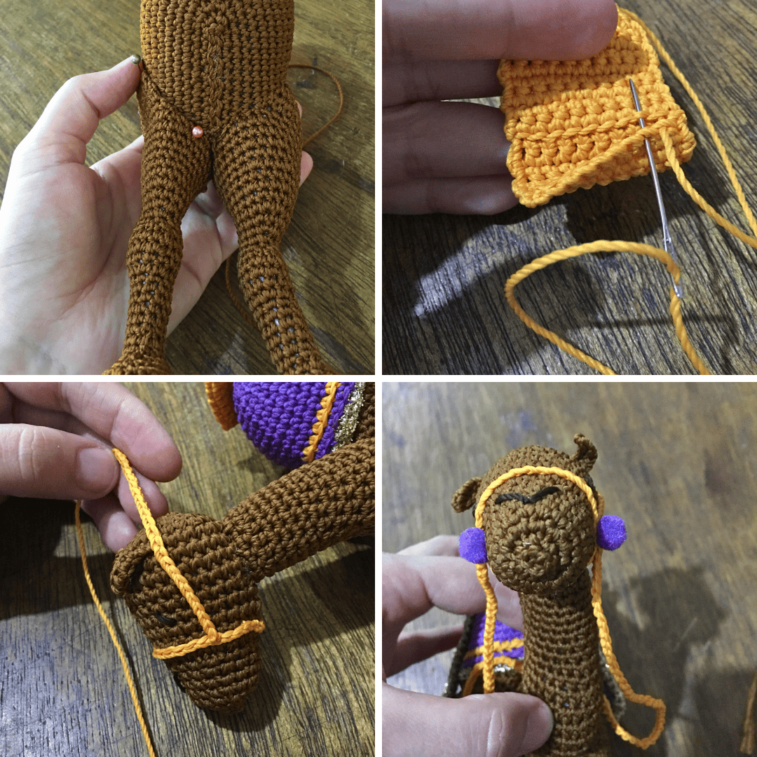 Just a collage of picture I took while making the pattern