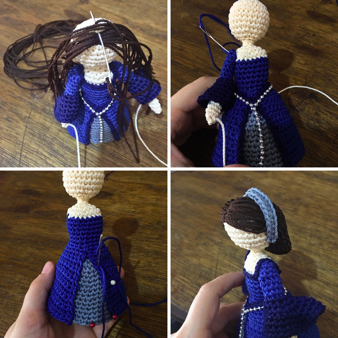 Just a collage of picture I took while making the pattern