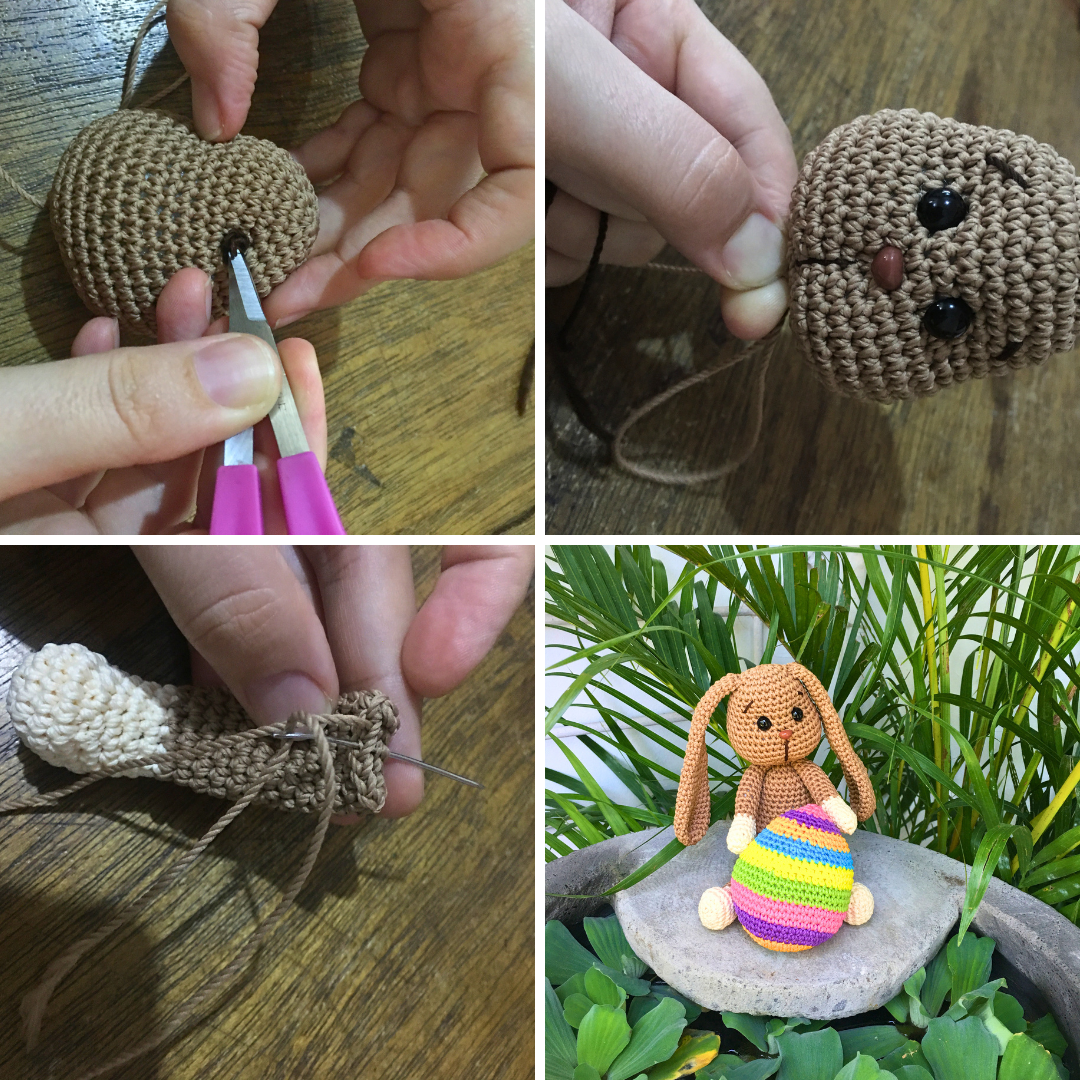 Just a collage of picture I took while making the pattern