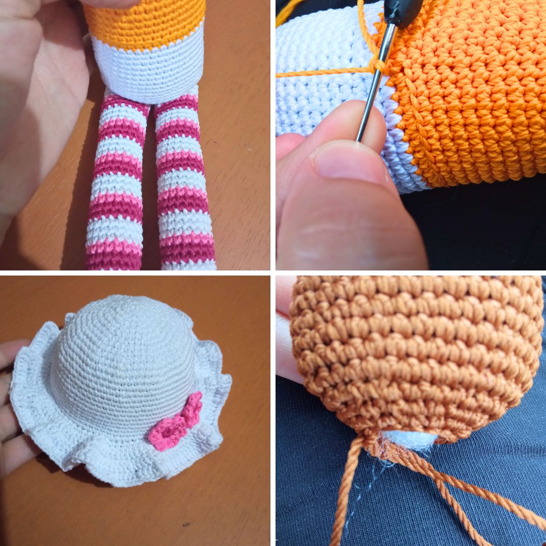 Just a collage of picture I took while making the pattern