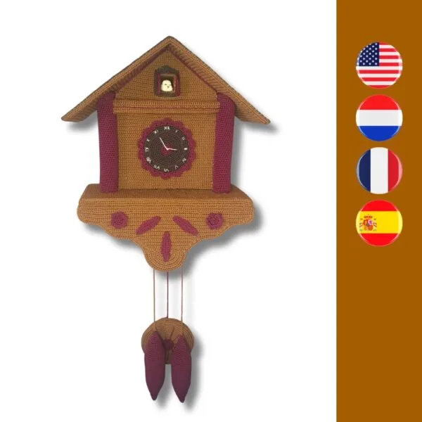 crochet cuckoo clock