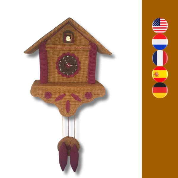 crochet cuckoo clock