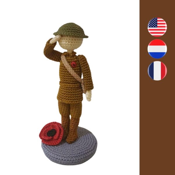 crochet soldier