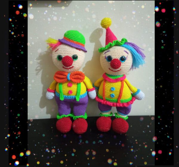 crochet clowns