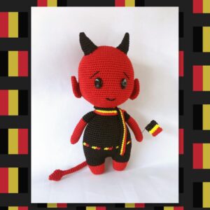 crochet devil doll