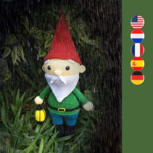 crochet garden gnome