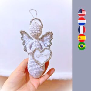 crochet memorial angel