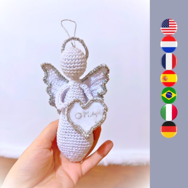 crochet memorial angel