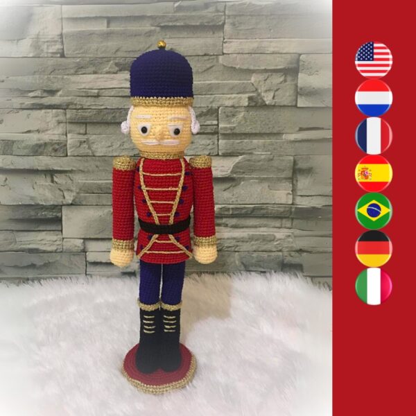 crochet Christmas nutcracker