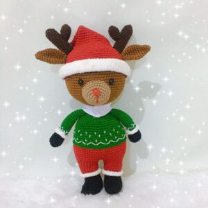 crochet reindeer