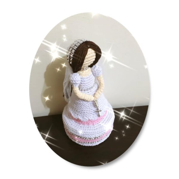 crochet First Communion girl