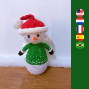 crochet snowman