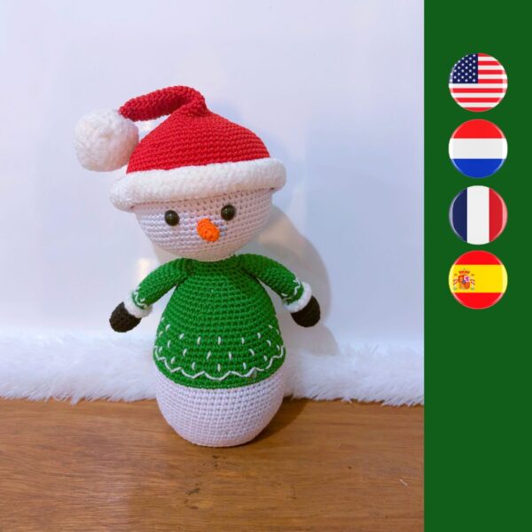 crochet snowman