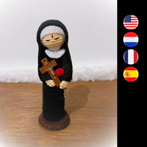 crochet St Rita of Cascia