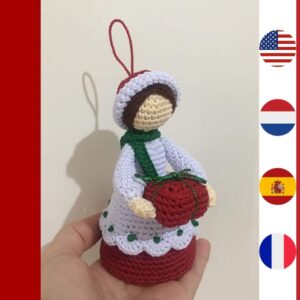 crochet Christmas Lady