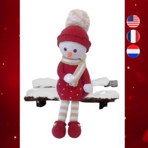 crochet snowgirl doll