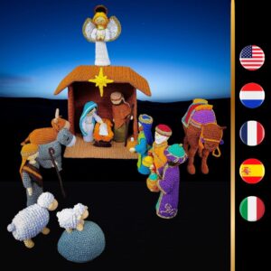crochet nativity set