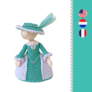 crochet Georgian lady