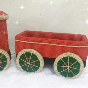 crochet train wagon