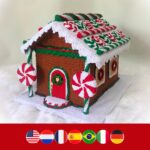 La casa artesanal de pan de jengibre