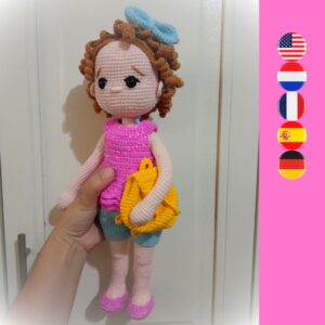 crochet dress-up doll