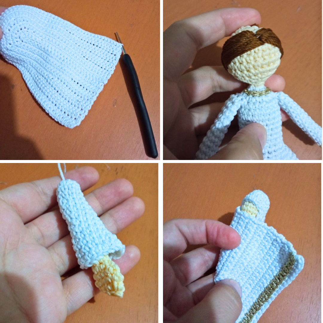Just a collage of picture I took while making the pattern