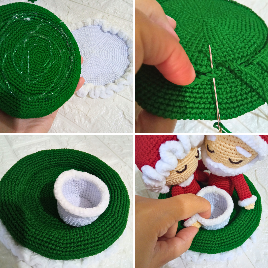 Just a collage of picture I took while making the pattern