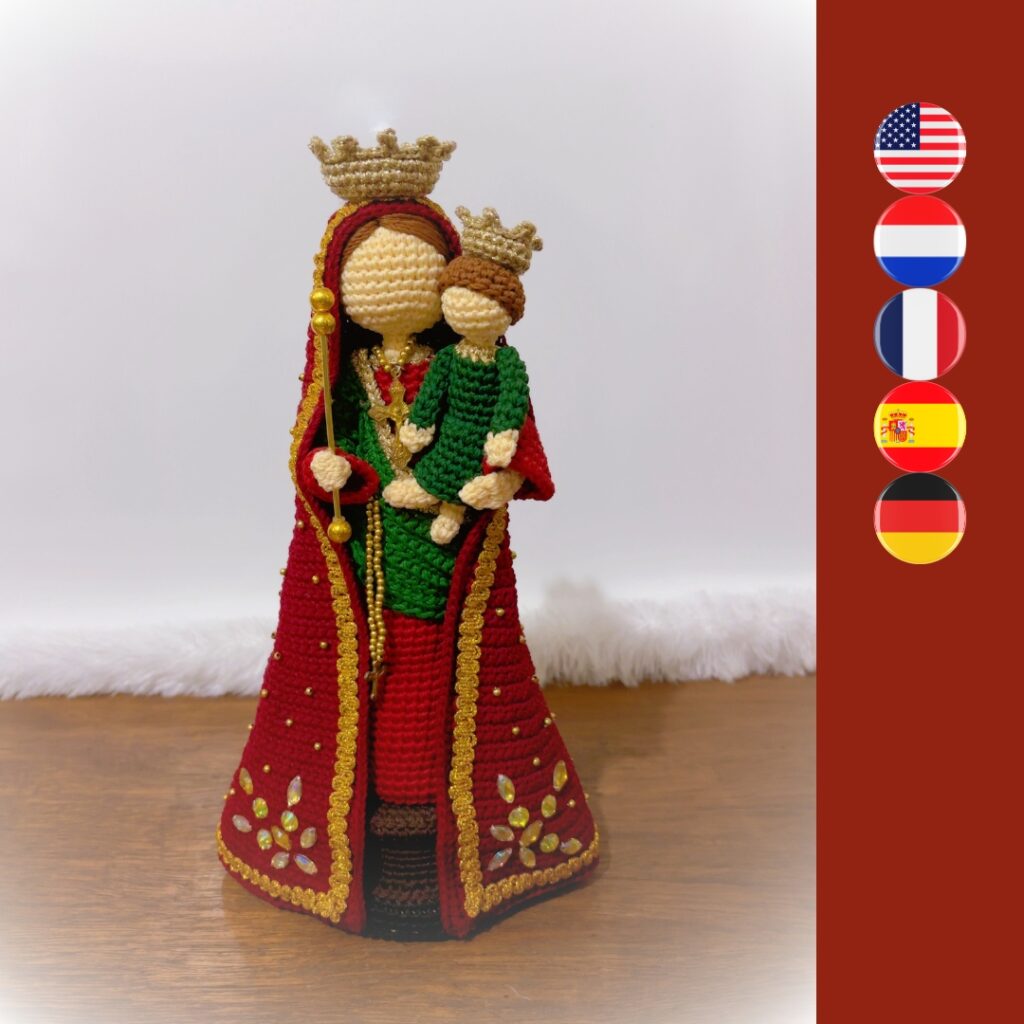 Our Lady Bosch crochet Our Lady of Den Bosch with baby Jesus
