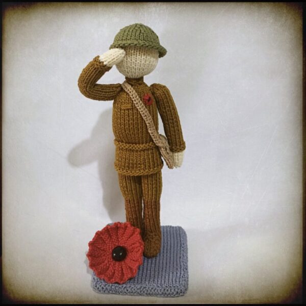 knitted soldier