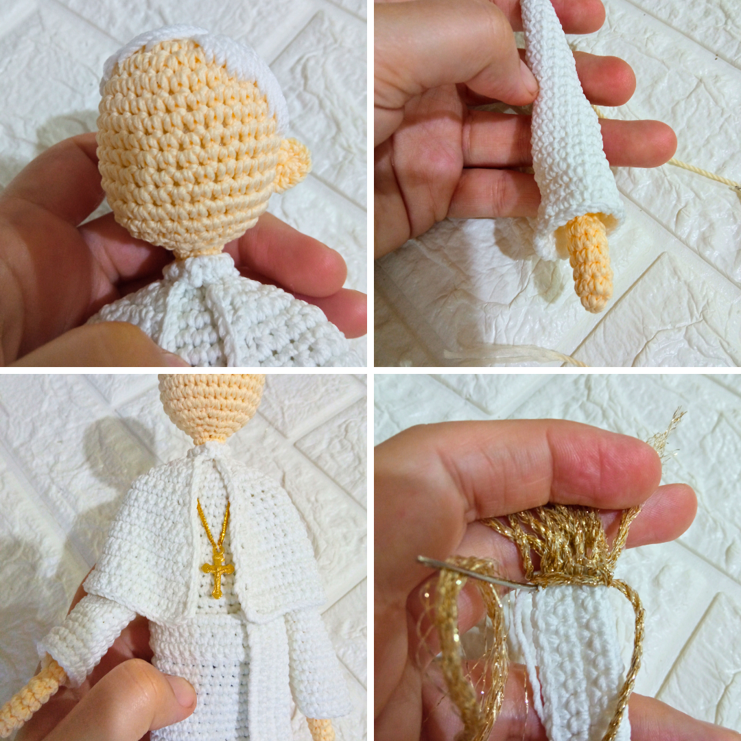 Just a collage of picture I took while making the pattern