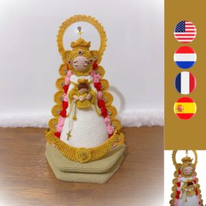 crochet Virgin Mary with Jesus