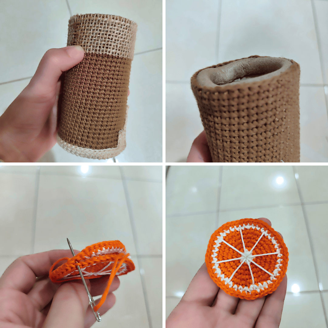 Just a collage of picture I took while making the pattern